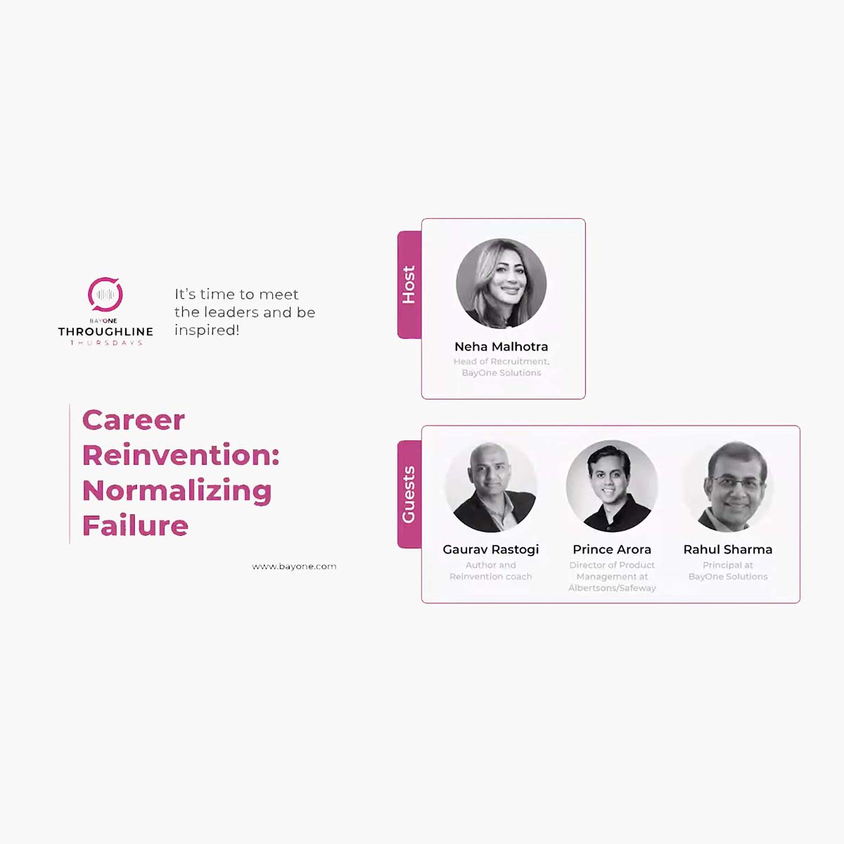 Career Reinvention: Normalizing Failure