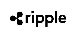 A black and white image of the ripple logo.