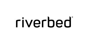 A black and white image of the riverbed logo.
