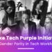 Make Tech Purple, an initiative by BayOne to increase the representation of women in tech