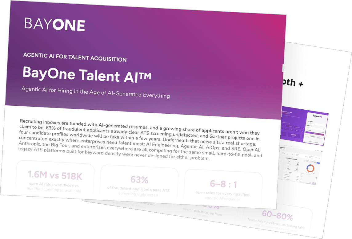 BayOne Talent AI™ Solution Brief